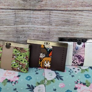 Mini Bi-Fold Clasp Wallets