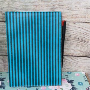 Teal Stripe List Keeper/Coupon Holder